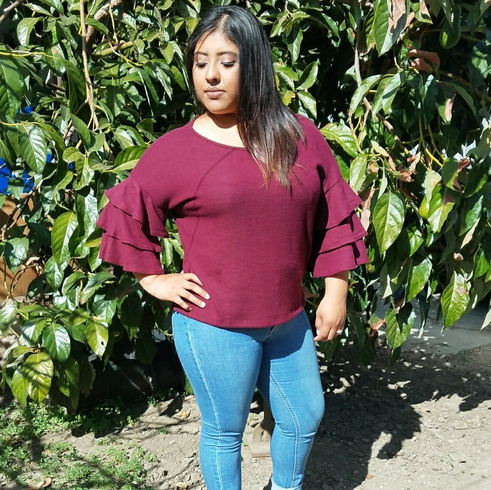 Ruffle blouse
